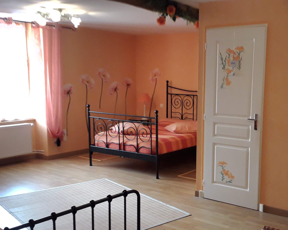Chambre d'hôte Capucine à La Clé des Champs Germond-Rouvre dans les Deux-Sèvres