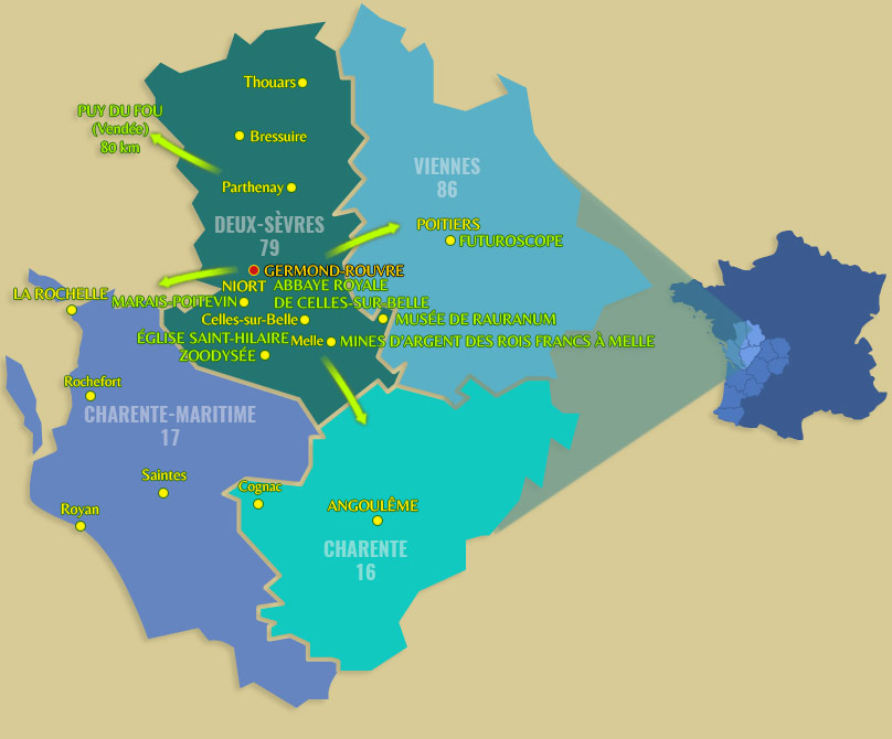 La Clé des Champs : Chambres d'hôtes en Deux-Sèvres proche de Niort